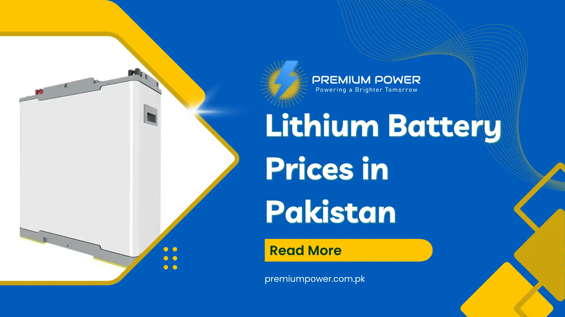 Lithium battery prices in Pakistan